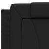 vidaXL Bettgestell "Viana" ohne Matratze Schwarz 200x200 cm Kunstleder