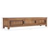 vidaXL TV-Schrank 150 x 30 x 30 cm Massivholz Teak