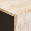 vidaXL Sideboard Wei&szlig;e gewaschene Oberfl&auml;che 40 x 33 x 75 cm