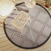 vidaXL Outdoor-Teppich ARAKIL Braun &Oslash;160 cm PP