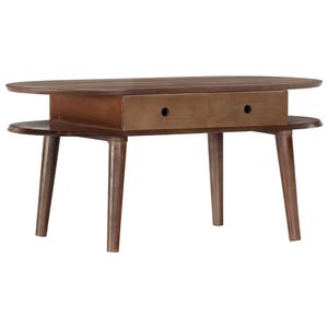 vidaXL Couchtisch 100x50x46 cm Massivholz Akazie