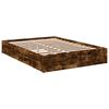 vidaXL Bettgestell mit Schubladen R&auml;uchereiche 140x200cm Holzwerkstoff