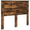 vidaXL Bettrahmen Ger&auml;ucherte Eiche 120 x 200 cm Ingenieurs Holz