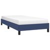 vidaXL Bettgestell ohne Matratze Blau 90x190 cm Stoff