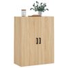 vidaXL Wandschrank Sonoma-Eiche 69,5x34x90 cm
