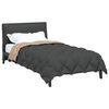 vidaXL Winterbettdecke Anthrazit und Taupe 220 x 155 cm Mikrofaser