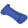 vidaXL Mehrzweck-Allzweckseil 5 mm 500 m Blau PP 150 kg Max. Traglast