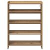 vidaXL Schuhregal Artisan-Eiche 60x25x81 cm Holzwerkstoff