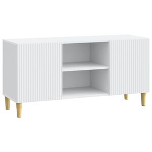 vidaXL TV-Schr&auml;nk Wei&szlig; 102 x 34,5 x 50 cm Holzwerkstoff