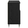 vidaXL Sideboards 3 pcs Schwarz Eichen-Optik 180 x 35 x 70 cm