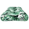 vidaXL Palettenkissen Blattmuster 120x40x12 cm Stoff