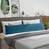 vidaXL Sofakissen 2 St&uuml;ck Blau 200 x 40 cm Cordstoff