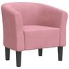 vidaXL Clubsessel Rosa Samt