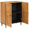 vidaXL Sideboard mit T&uuml;r Hellbraun 60 x 33 x 75 cm massives Mangoholz