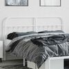 vidaXL Kopfteil Metall Wei&szlig; 160 cm