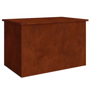 vidaXL Gartenlagerkissenbox Verzinkter Stahl 80 x 50,5 x 50 cm 175 L