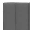 vidaXL Bettgestell ohne Matratze "Hanko" Dunkelgrau 90x200 cm Stoff
