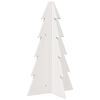 vidaXL Weihnachtsbaum Holz zum Schm&uuml;cken 69,5 cm Massivholz Kiefer