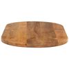 vidaXL Tischplatte 80x40x2,5 cm Oval Massivholz Mango