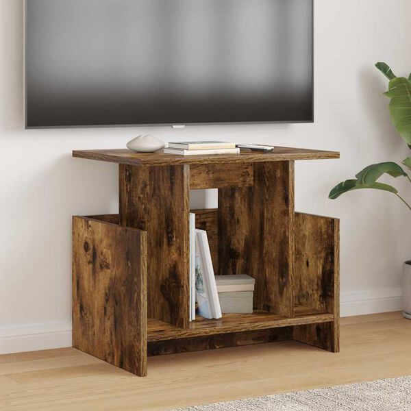 vidaXL TV-St&auml;nder Ger&auml;ucherte Eiche 50 x 35 x 45 cm Holzwerkstoff