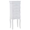 vidaXL Schmuckschrank Wei&szlig;