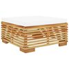 vidaXL 6-tlg. Garten-Lounge-Set mit Kissen Massivholz Teak