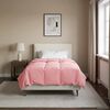 vidaXL Ganzjahresbettdecke Gepolstert Rosa 140 x 200 cm Mikrofaser