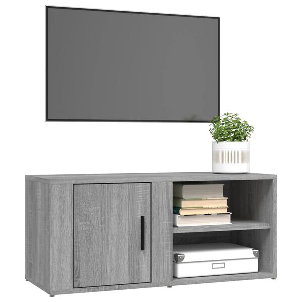 vidaXL TV-Schrank Grau Sonoma 80x31,5x36 cm Holzwerkstoff