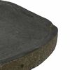 vidaXL Waschbecken Grau (38-45) x (30-35) x 15 cm Flussstein