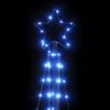 vidaXL LED Weihnachtsbaum 363 LEDs Blau 182 cm