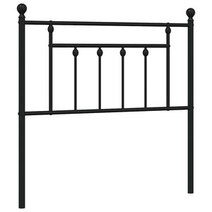 vidaXL Ersatz-Kopfteil Metall Schwarz 90 cm