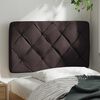 vidaXL Kopfteil-Kissen Dunkelbraun 90 cm Stoff