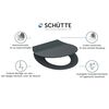 SCH&Uuml;TTE Toilettensitz mit Absenkautomatik SLIM ANTHRAZIT Duroplast