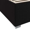 vidaXL Bettrahmen mit Matratze Schwarz 140 x 200 cm Stoff