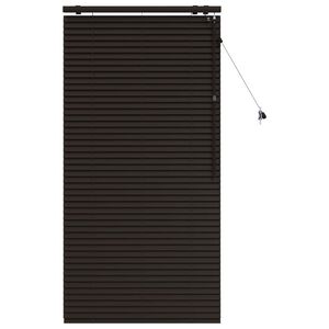 vidaXL Venezianische Jalousie Dunkelbraun 75 x 160 cm 35 mm