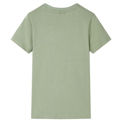 Kinder-T-Shirt Helles Khaki 92