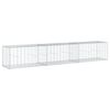 vidaXL Gabione mit Deckel 300x50x50 cm Verzinktes Eisen