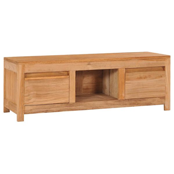 vidaXL TV-Schrank 100×30×35 cm Massivholz Teak