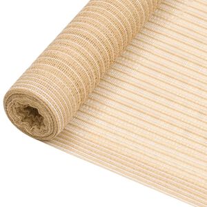 vidaXL Zaunblende Beige 1x25 m HDPE 75 g/m&sup2;