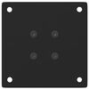 vidaXL Couchtischbeine 4 Stk. Schwarz 30-32 cm Stahl