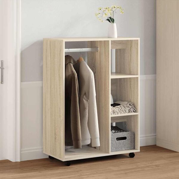 vidaXL Kleiderschrank Sonoma-Eiche 80x40x110 cm Holzwerkstoff