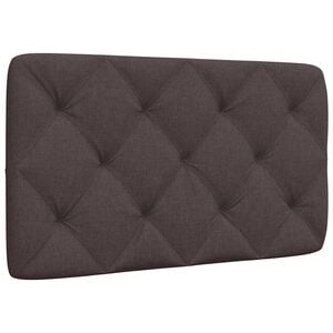 vidaXL Kopfteil-Kissen Dunkelbraun 80 cm Stoff