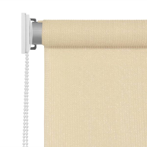 vidaXL Au&szlig;enrollo 160 x 140 cm Cremewei&szlig;
