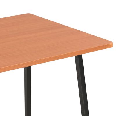 vidaXL Schreibtisch mit Regaleinheit Schwarz und Eiche 102×50×117 cm