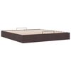 vidaXL Ottoman-Bett ohne Matratze Dunkelbraun 180x200 cm Stoff