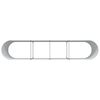 vidaXL Hochbeet Braun 400 x 80 x 81 cm Stahl
