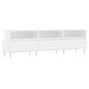 vidaXL TV-Schrank Hochglanz-Wei&szlig; 150x30x44,5 cm Holzwerkstoff