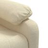 vidaXL Aufstehsessel Creme Stoff