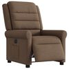 vidaXL Relaxsessel Elektrisch Braun Stoff