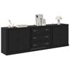 vidaXL Sideboards 3 pcs Artisan-Eiche 70 x 35,5 x 67,5 cm